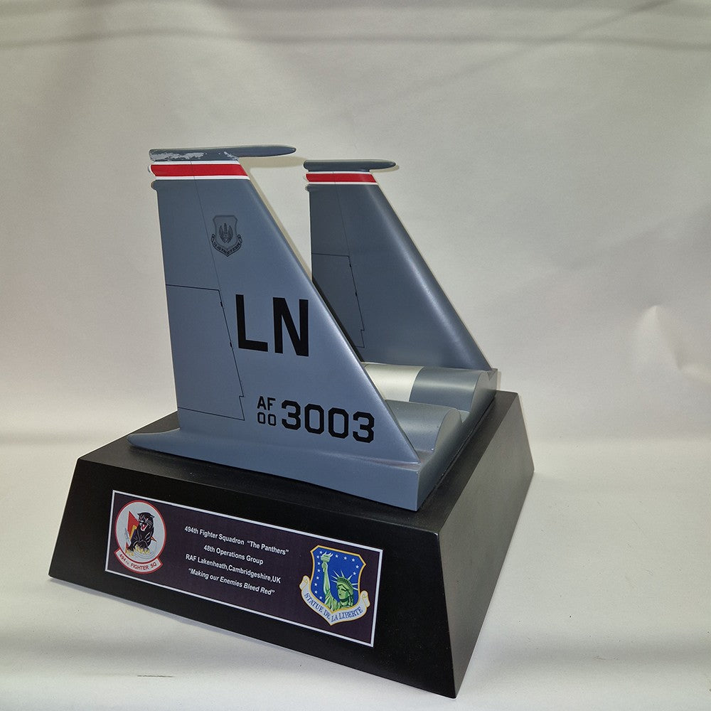 F15E Tail Fin  USAF Lakenheath 494th Fighter Squadron   Second