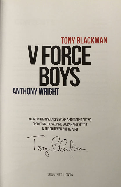 V Force Boys  By Tony Blackman and Anthony Wright