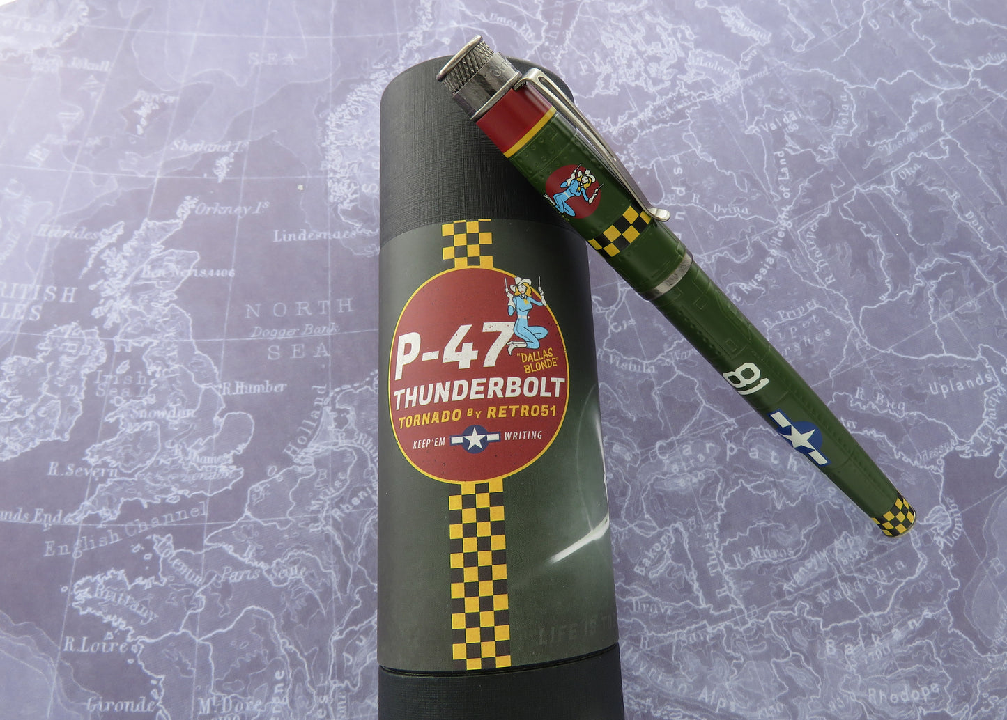 Retro 51 Tornado EXT Fountain Pen - P-47 Thunderbolt