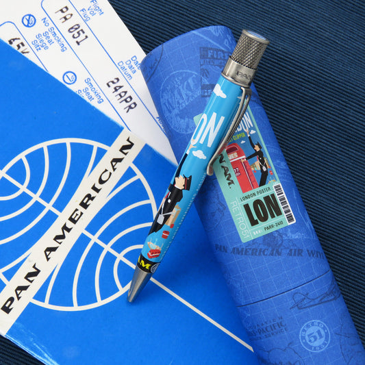 Retro 51 Tornado Rollerball Pen - Pan Am® - London Poster Rollerball